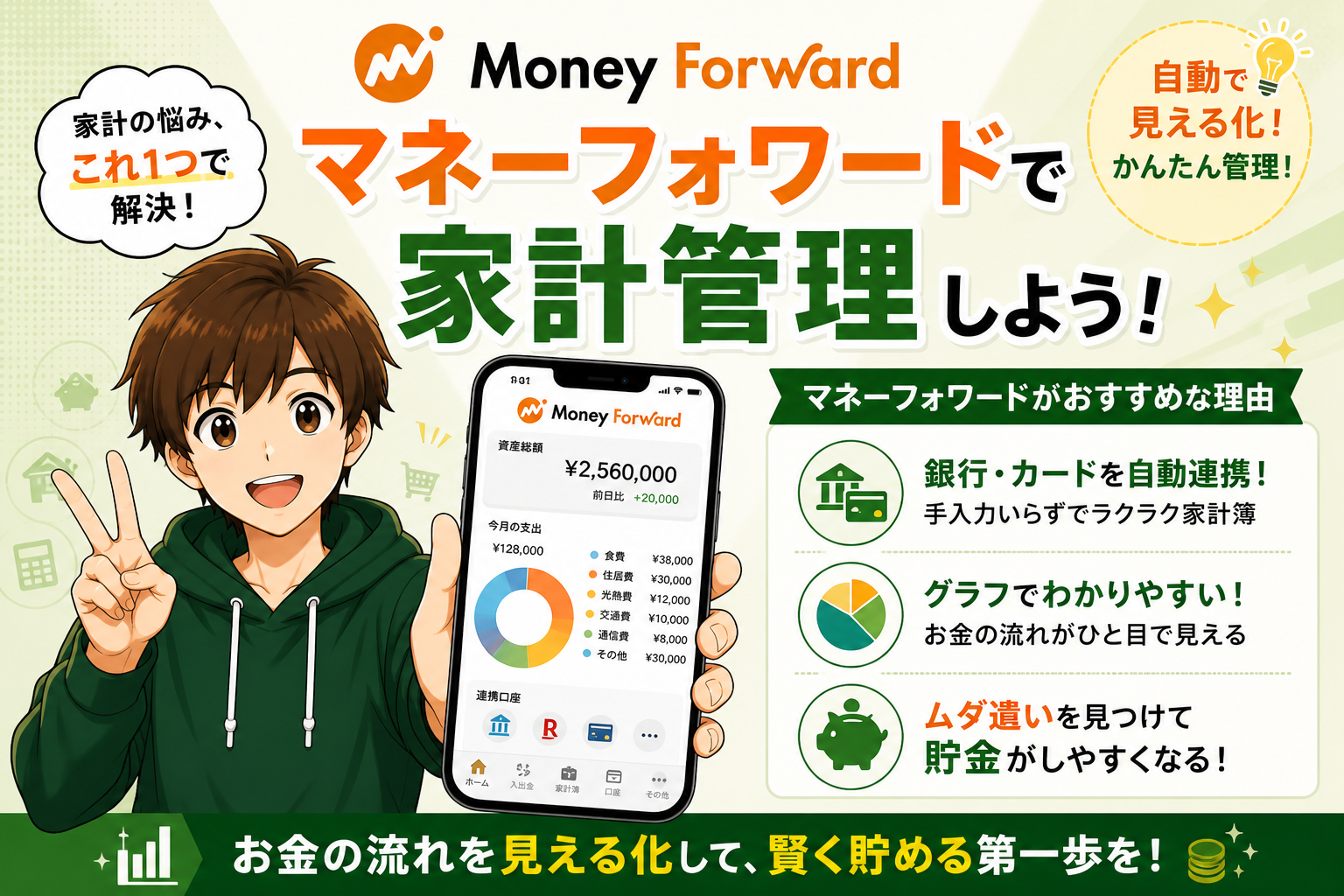 マネーフォードで家計管理