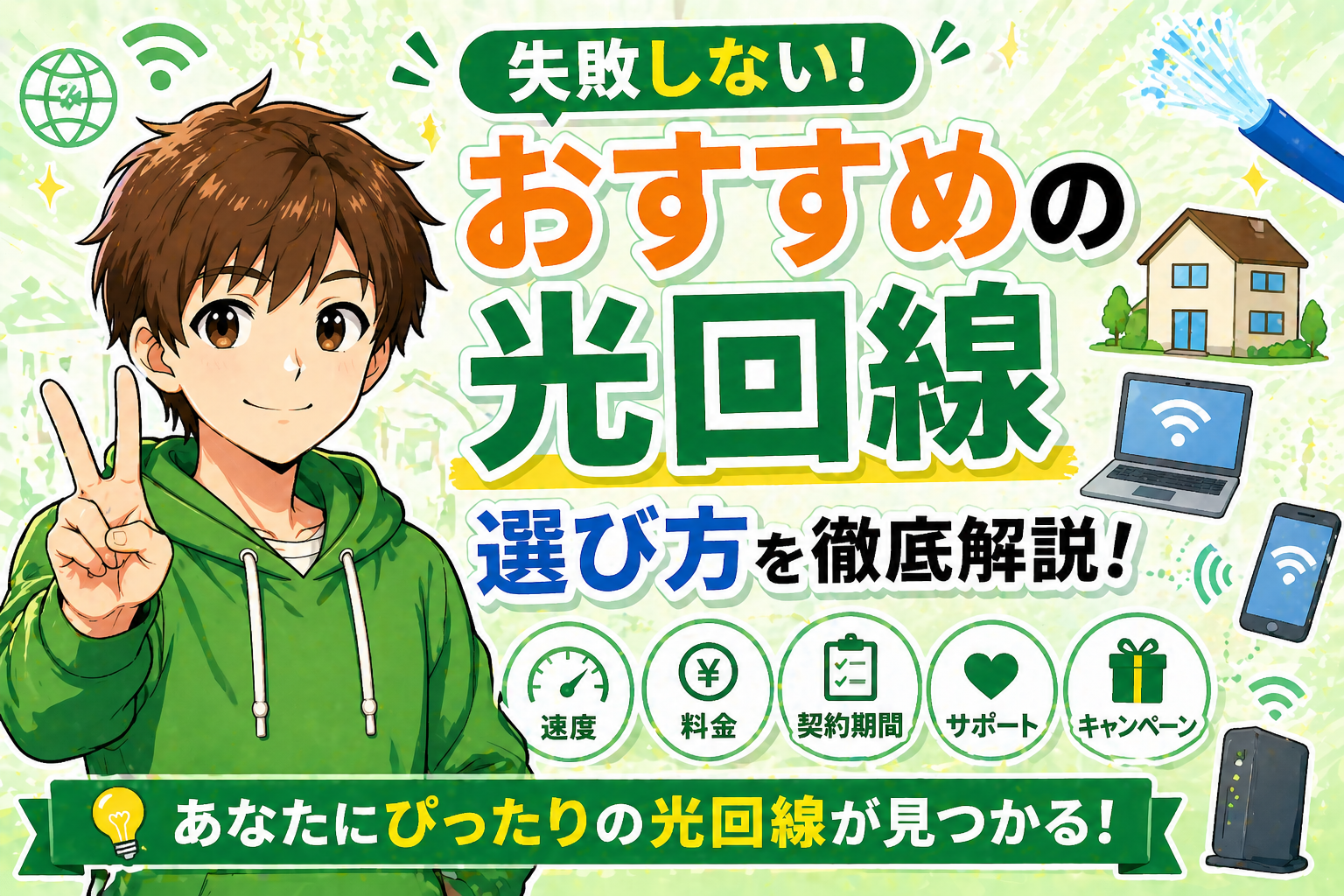 おすすもの光回線