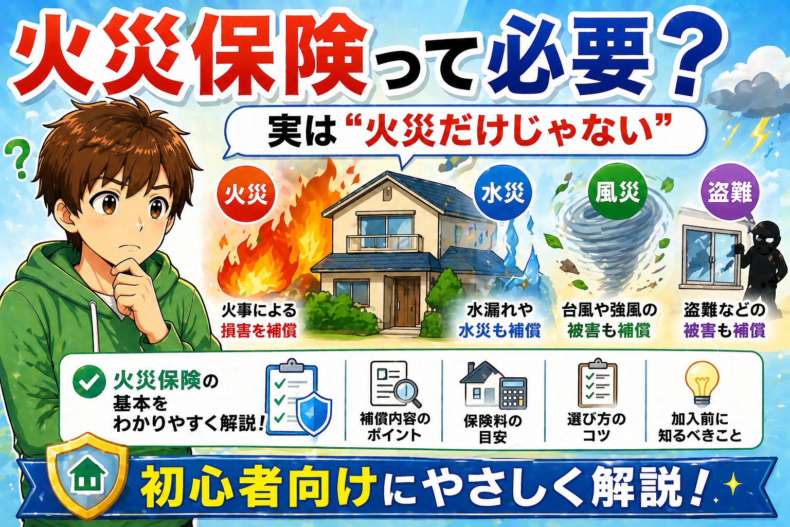 火災保険って必要？