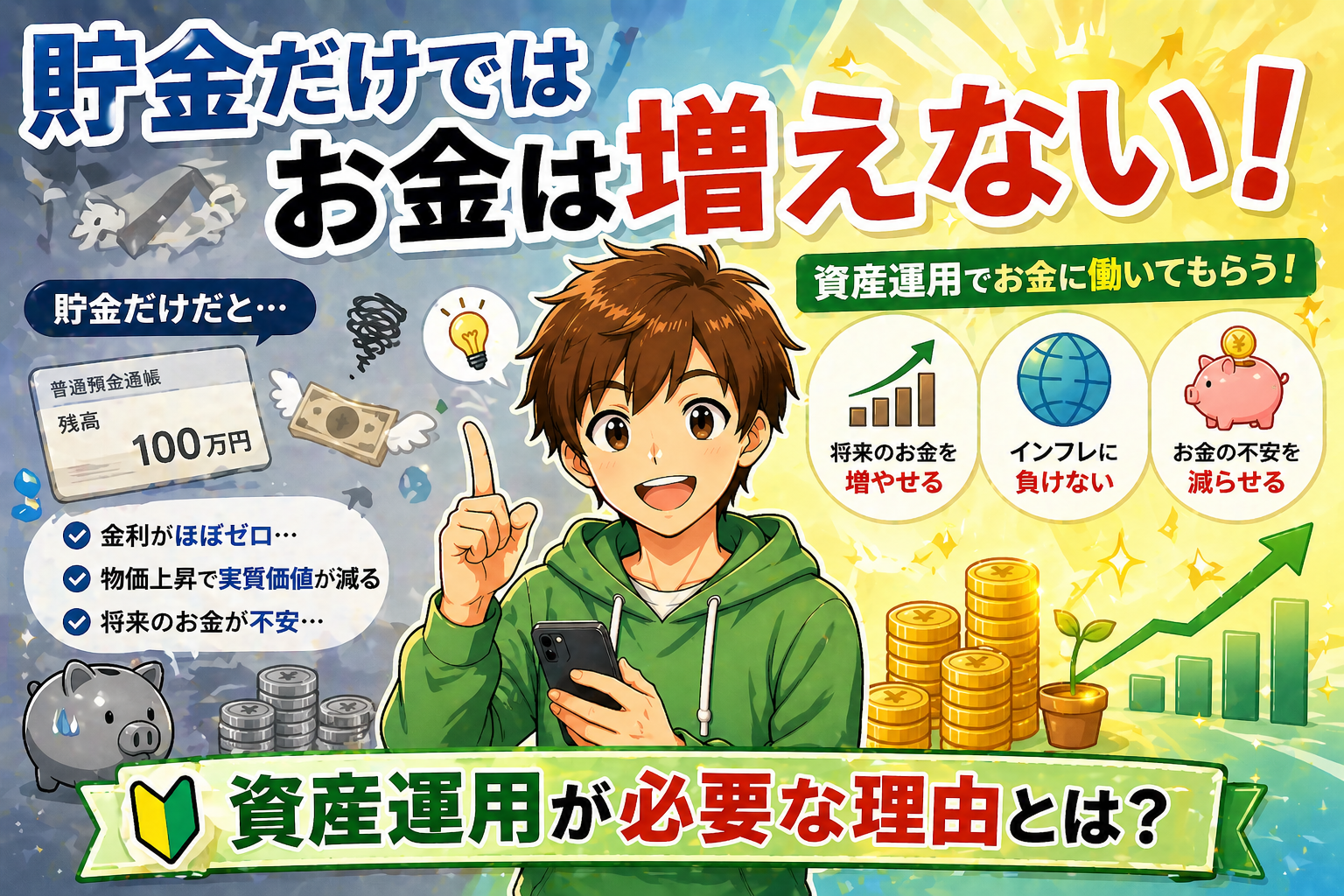 資産運用が必要な理由