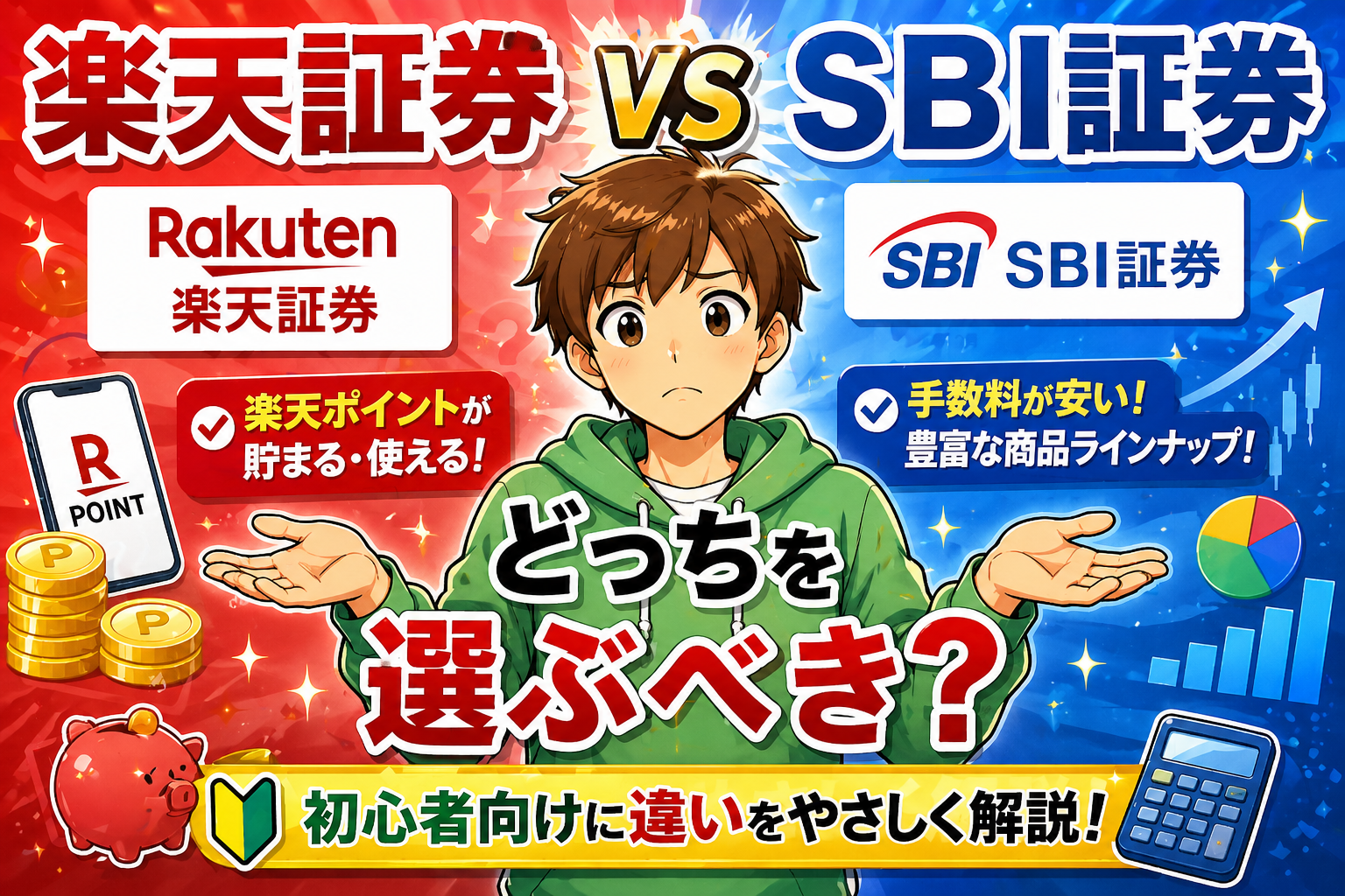 楽天証券ｖｓＳＢＩ証券