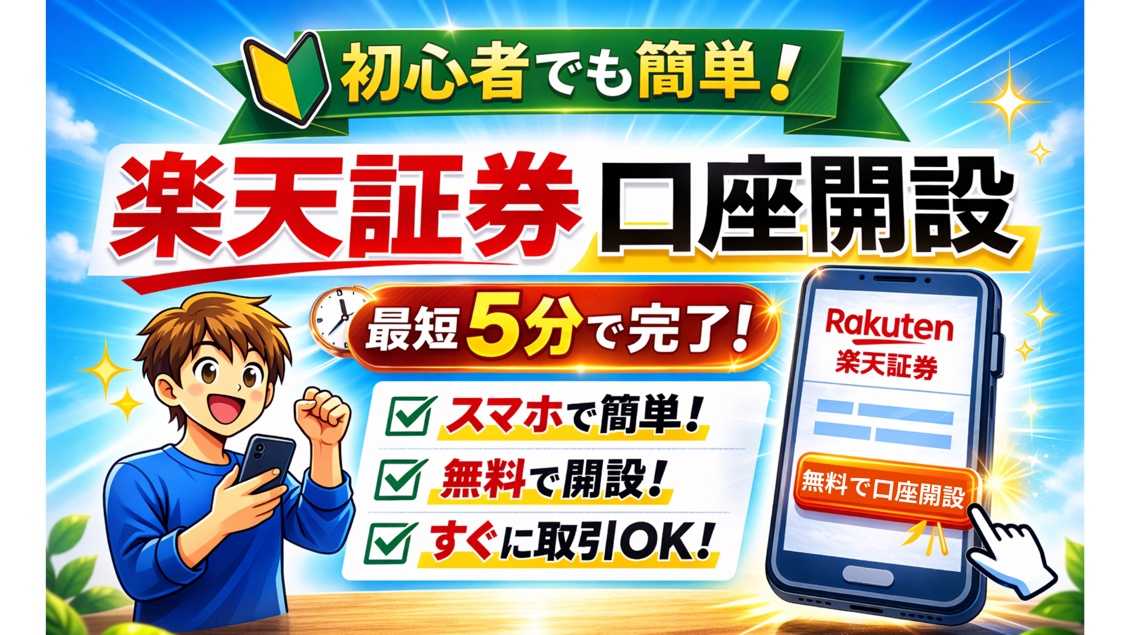 楽天証券口座開設