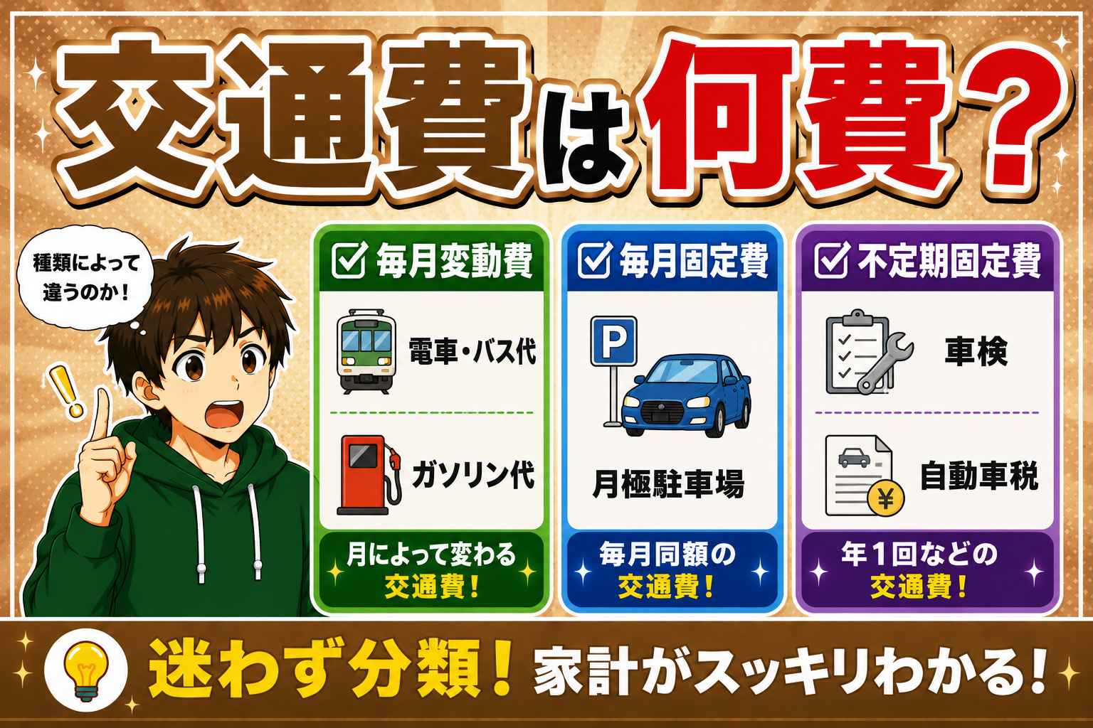 交通費は何費？