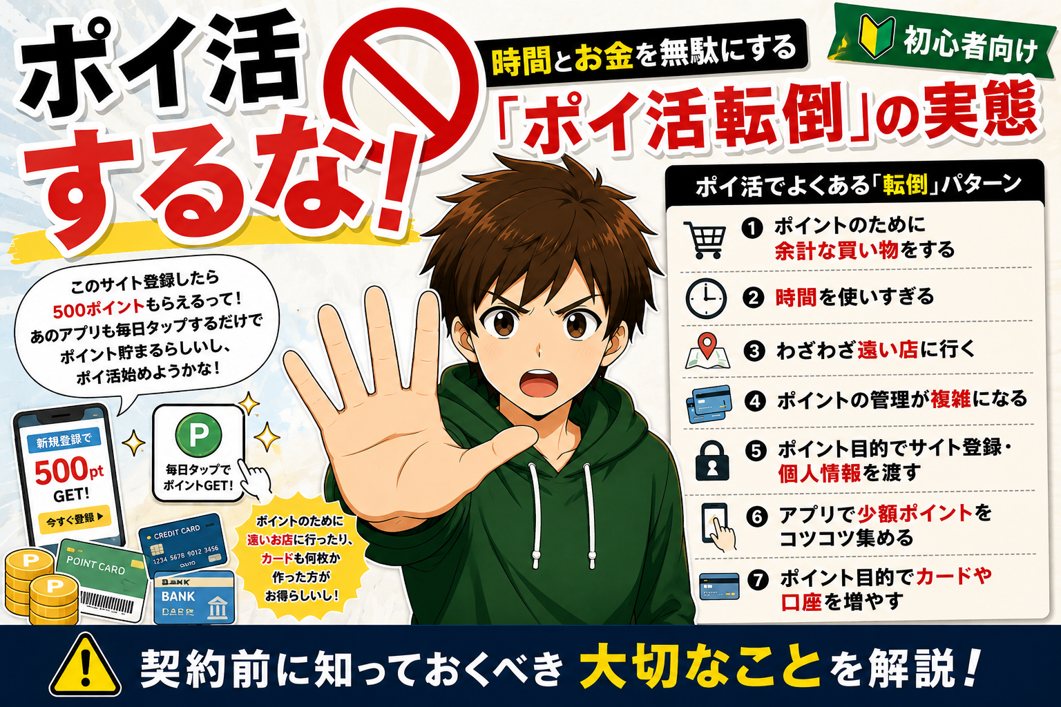 ポイ活するな