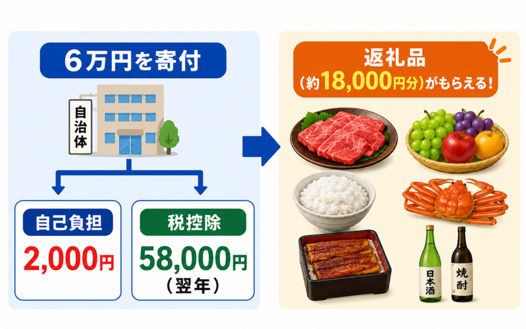 ふるさと納税の具体例