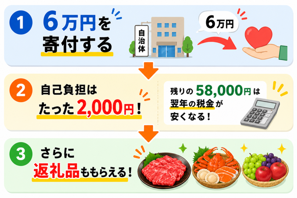 ふるさと納税の税金説明